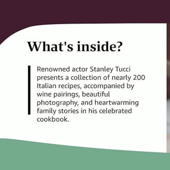 The Tucci Cookbook: Family, Friends and Food -- Stanley Tucci - Picture 2 of 2